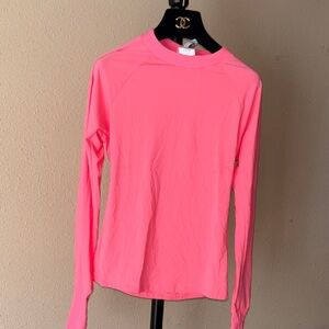 NEW WITH TAGS 🏷️ BECCA Neon Pink Long Sleeve Swim Coverup